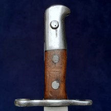 Swiss M1914 Schmidt-Rubin Sawback Bayonet, Early Leather Scabbard 5